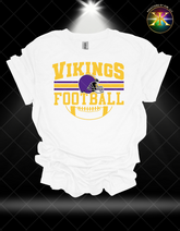 Vikings Football Sublimation Shirt Transfer (10-11 inches in width)